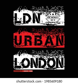 London City Slogan Graphic Typography Designvector Stock Vector ...