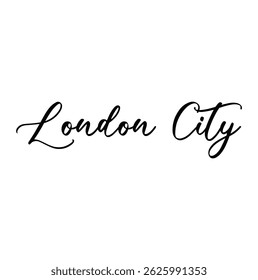 texto de londres para impressão de camisetas e outros usos sobre fundo branco.