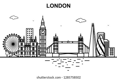 10,835 London outline Images, Stock Photos & Vectors | Shutterstock