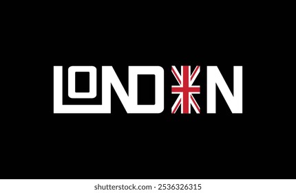 Diseño de la tipografía de la ciudad de Londres, camiseta gráfica del estilo del desgaste de la calle de la marca del Reino Unido para la impresión 