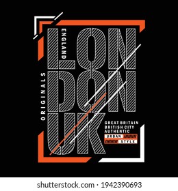 London city typography graphic sport,t shirt printed,design vector illustration,art