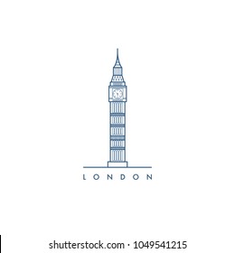 London city. Vector illustration.