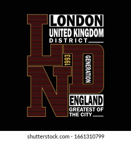 London city,slogan typography graphic for print t shirt,vector illustration,line art,style