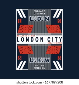 London city,slogan vector typography graphic for print t shirt,illustration,line art,style