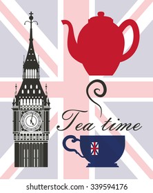 London concept with icons design, vector illustration 10 eps graphic