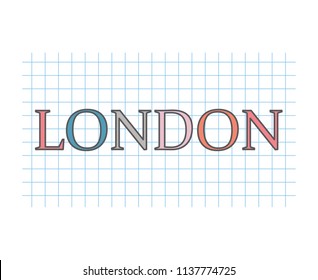 London concept- vector illustration