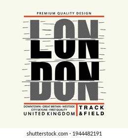 London cool city slogan typography graphic,design vector illustration