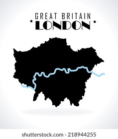 London design over white background, vector illustration