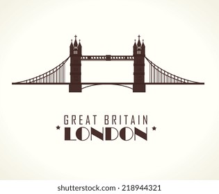 London design over white background, vector illustration