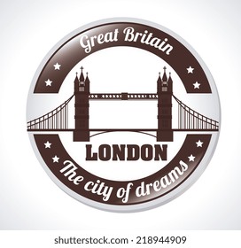 London design over white background, vector illustration
