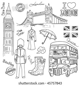 London doodles