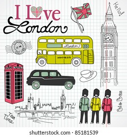 Doodles de Londres