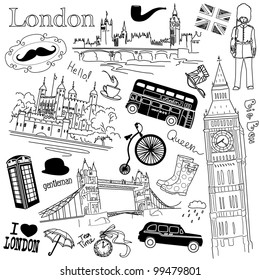 Doodles de Londres