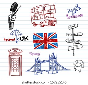 London Doodles  set.