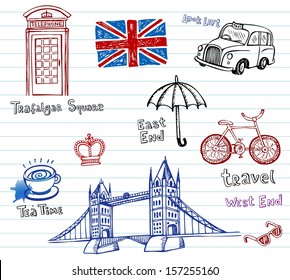 London Doodles  set.