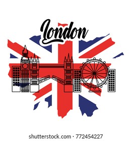 london flag england toruism travel landmark symbol