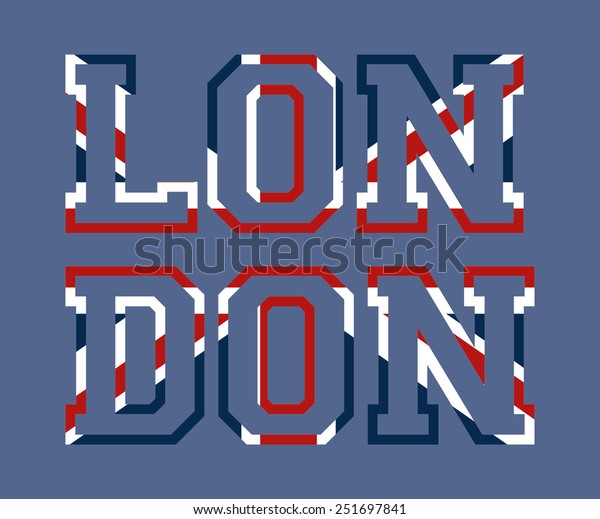 London Flag Vector Art Stock Vector (Royalty Free) 251697841