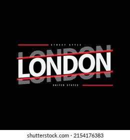 London graphic t-shirt and apparel design