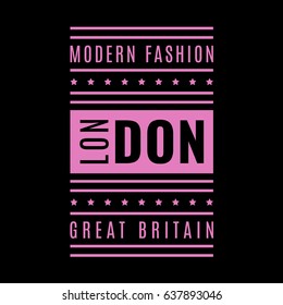 London. Great Britain. Retro geometric print. Authentic poster. Vintage banner. Modern fashion.