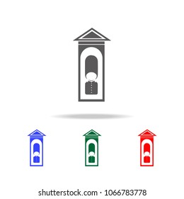 The London guard at the post icon. Elements of United Kingdom multi colored icons. Premium quality graphic design icon. Simple icon for websites, web design, mobile app on white background