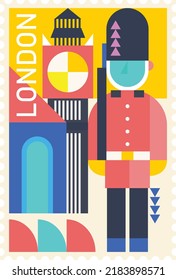 london guard of queen poster design
