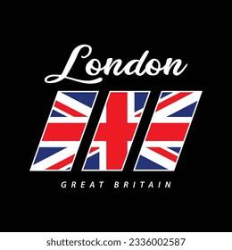 London Illustration typography for t shirt, poster, logo, sticker, or apparel merchandise