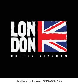 London illustration typography. t-shirt graphics, poster, print, banner, flyer, postcard