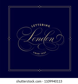 London Lettering Design