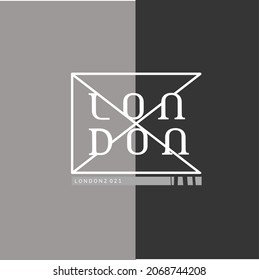 london logo with different background vector format