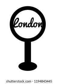 london and map pointer