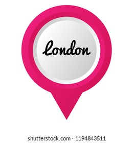 london and map pointer
