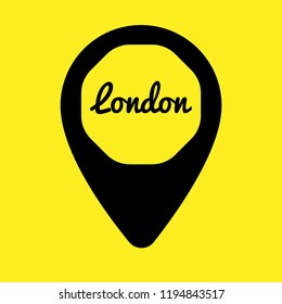 london and map pointer