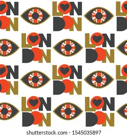 London modern background for wallpaper, print, textile, cover