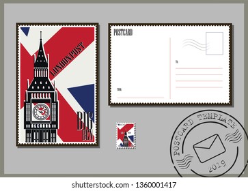 London Postcard Template