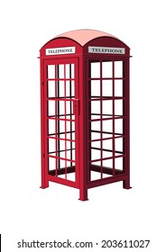 London red phone booth vector