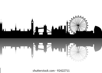 London Skyline abstract