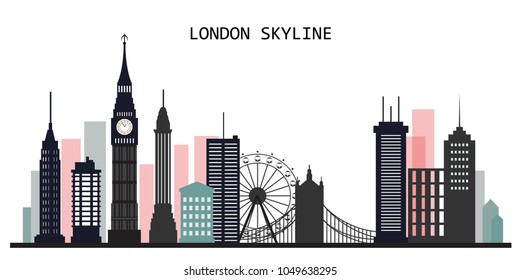 London skyline creative background