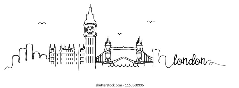 London Skyline Signature Design