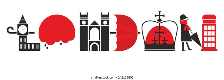 London Skyline Silhouette