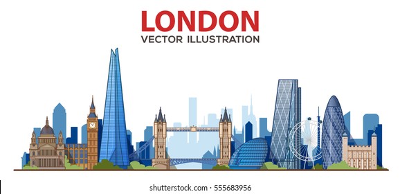 London Skyline . Vector Illustration
