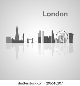 London Skyline  For Your Design, Concept Illustration.