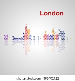 London skyline  for your design, concept Illustration.