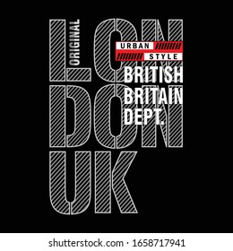 London slogan typography graphic for print t shirt,vector illustration,style,art