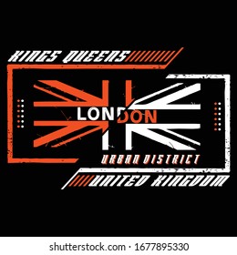 London slogan typography graphic for print t shirt,vector illustration,line art