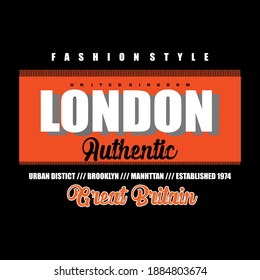 London slogan typography graphic for print,t-shirt,athletic,art,vector illustration.