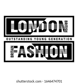 London slogan vector typography for print t shirt,illustration art,style,fashion