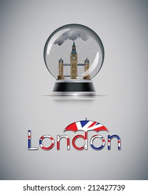 London Snow Globe