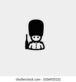 London soldier. Vector UK soldier