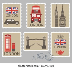 London stamps collection