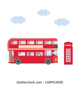 London symbols. Design elements. Vector.